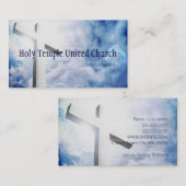 Religieuze religie Christelijk pastor christendom Visitekaartje (Voorkant / Achterkant)