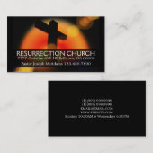 Religieuze religie Christelijk pastor christendom Visitekaartje (Voorkant / Achterkant)
