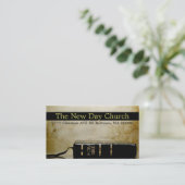 Religieuze religie Christelijk pastor christendom Visitekaartje (Staand voorkant)