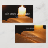 Religieuze religie Christelijk pastor christendom Visitekaartje (Voorkant / Achterkant)