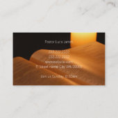 Religieuze religie Christelijk pastor christendom Visitekaartje (Achterkant)