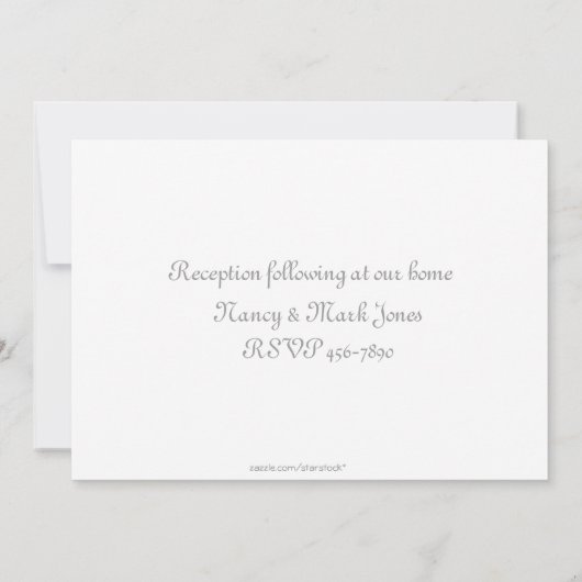 Religieuze roze Rosary Beads Kaart (Achterkant)