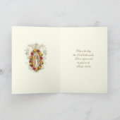 Religieuze Rozen Virgin Guadalupe Spaanse Kaart (Binnen)