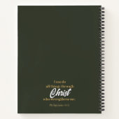 Religieuze rustieke Kerk Schrift Gebed Journal Notitieboek (Achterkant)