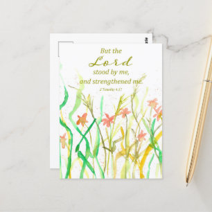 Religieuze Schrift 2 Timothy Wildflower boeket Briefkaart