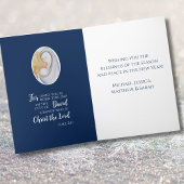 Religieuze Schrift Madonna en Kind Aquarel Feestdagen Kaart