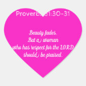 Religieuze scriptie vrouwen sticker conferentie (Voorkant)