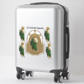 Religieuze Sint-Judas de apostel van Jezus Sticker (Koffer)