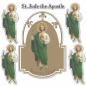 Religieuze Sint-Judas de apostel van Jezus Sticker (Voorkant)
