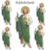 Religieuze Sint-Judas de apostel van Jezus Sticker (Voorkant)