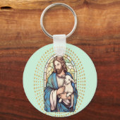 Religieuze sleutelhanger God en Lam (Voorkant)