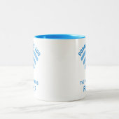 Religieuze sociale media grappig tweekleurige koffiemok (Center)