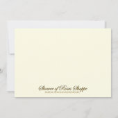 Religieuze St. Andrew Kerstmis Novena Prayer Card Kaart (Achterkant)