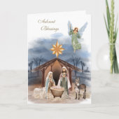 Religieuze St. Andrew Kerstmis Novena Prayer Feestdagen Kaart (Voorkant)