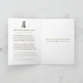 Religieuze St. Andrew Kerstmis Novena Prayer Feestdagen Kaart (Binnen)