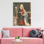 Religieuze St. Anne Blessed Maagd Mary  Canvas Afdruk (Insitu (Woonkamer))