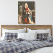 Religieuze St. Anne Blessed Maagd Mary  Canvas Afdruk (Insitu (Slaapkamer))