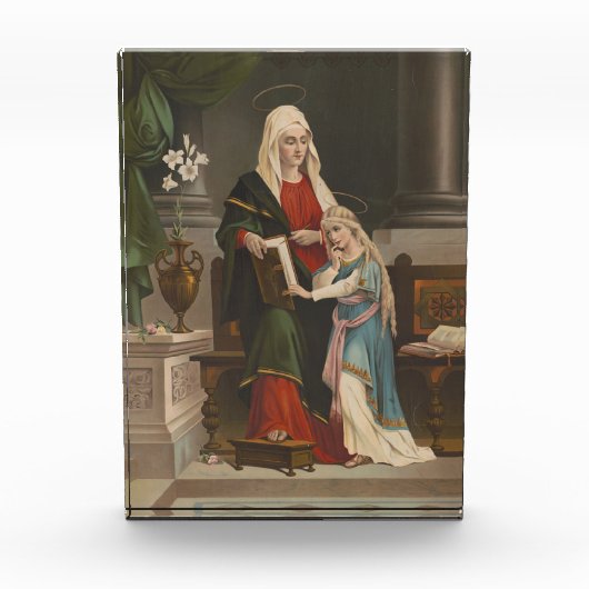 Religieuze St. Anne Blessed Maagd Mary  Fotoblokken (Voorkant)