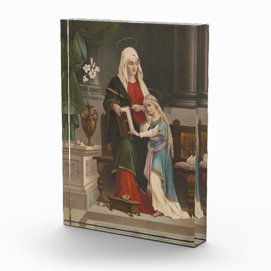 Religieuze St. Anne Blessed Maagd Mary  Fotoblokken (Rechts)