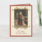 Religieuze St. Anne Blessed Maagd Mary  Kaart (Voorkant)