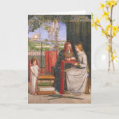 Religieuze St. Anne Blessed Maagd Mary Kaart (Gele Bloem)