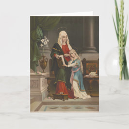 Religieuze St. Anne Blessed Maagd Mary  Kaart