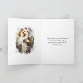 Religieuze St. Antonius van Padua Kind Jezus Kaart (Binnen)