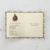 Religieuze St. Francis Assisi Peace Prayer Kaart (Binnen)