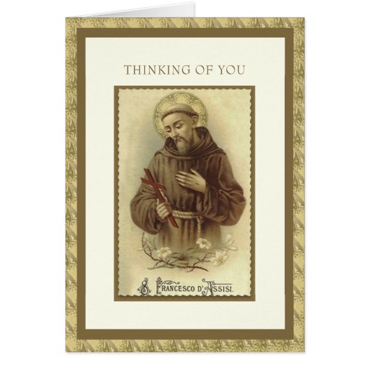 Religieuze St. Francis Saint of Animals (Voorkant)