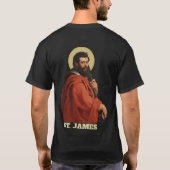Religieuze St. James Apostel Katholiek T-shirt (Achterkant)
