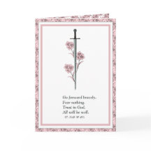 Religieuze St. Joan van Arc Quote Katholieke Saint
