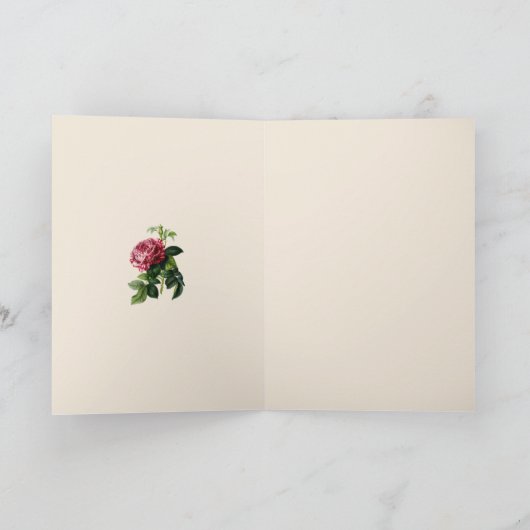 Religieuze St. Joseph Jesus Floral  Kaart (Binnen)