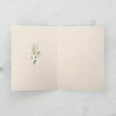 Religieuze St. Joseph Jesus Floral  Kaart (Binnen)