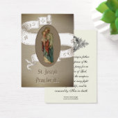 Religieuze St. Joseph Katholieke Prayer Heilige Ka Visitekaartje (Bureau)