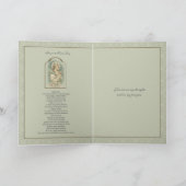 Religieuze St. Lucy katholieke gebeden Sint-Eyes Kaart (Binnen)