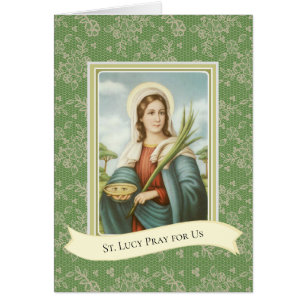 Religieuze St. Lucy Patron Saint Eyes van Lucia