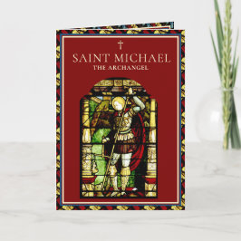 Religieuze St. Michael Archangel Prayer katholiek Kaart