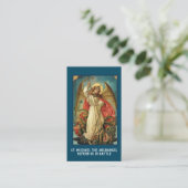 Religieuze St. Michael Archangel Prayer Place Card Plaatskaartje (Staand voorkant)