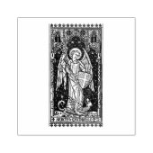 Religieuze St. Michael the Archangel Rubberstempel (Afrduk)