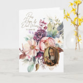 Religieuze St. Padre Pio Flowers Rosary Kaart (Gele Bloem)