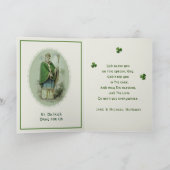 Religieuze St. Patrick's Day Gebed Shamrocks Feestdagen Kaart (Binnen)