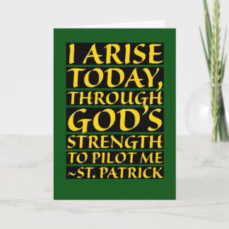 Religieuze St. Patrick's Day Katholieke Heilige Ge Kaart