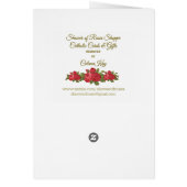  Religieuze St. Rita Cascia Prayer (Achterkant)