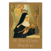  Religieuze St. Rita Cascia Prayer (Voorkant)