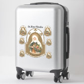 Religieuze St. Rozen Viterbo Sticker (Koffer)