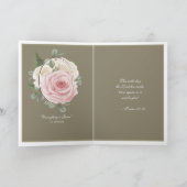 Religieuze St. Therese Carmelite Nun Card Kaart (Binnen)