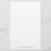 Religieuze St. Therese Quote Pink Roses  Briefpapier (Achterkant)