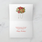 Religieuze St. Therese Red Truck katholieke verjaa Kaart (Binnen)