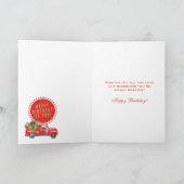 Religieuze St. Therese Rode Vrachtwagen Katholieke Kaart (Binnen)