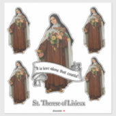 Religieuze St. Therese van Lisieux Carmelite Nun Sticker (Vel)